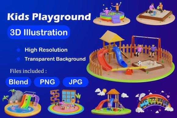 3D Kids Playground Pack: A Designer's Guide to Playful 3D Assets