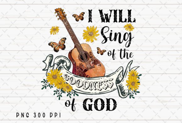 Christian Bible Verse Goodness of God: Faith-Based Design Asset