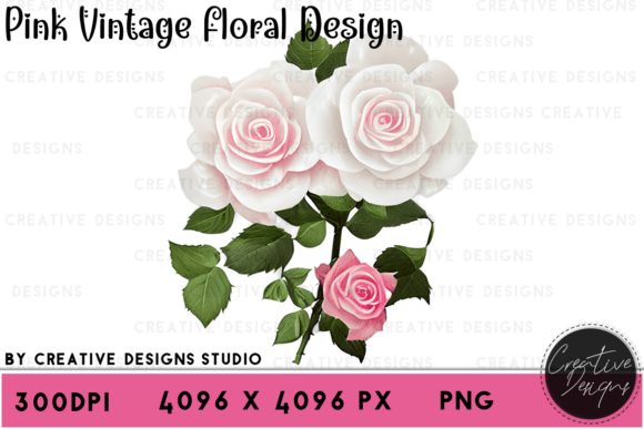 Exploring the Charm of Pink Vintage Floral Designs Clipart