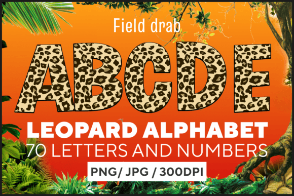 Field Drab Leopard Clipart: Unleash Your Creative Edge