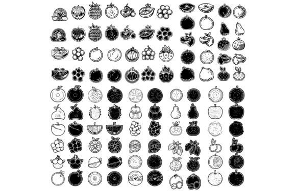 Freshen Your Visuals with Fruits Related Vector Line Icons