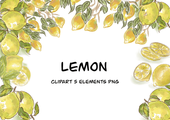 Lemonade and Lemons Clipart: Your Citrus Design Toolkit
