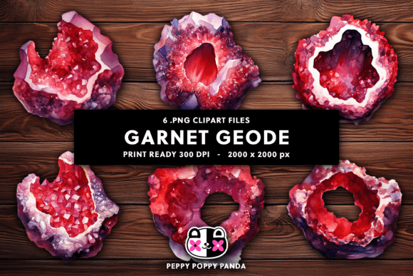 Unlocking Creative Potential with Garnet Geode Clipart