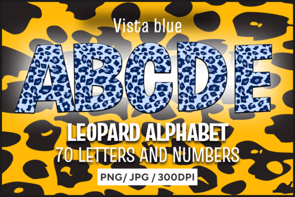 Vista Blue Leopard Alphabet: Unleashing Your Creative Spirit